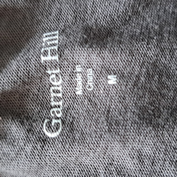 Garnet Hill gray tiered ruffle skirt in a cotton/modal blend Medium - Picture 4 of 8